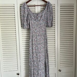 Women’s floral spring and summer dress